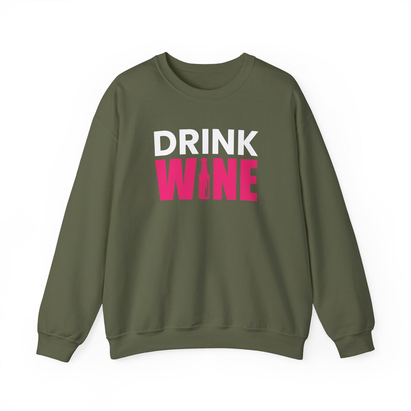 Drink Wine Unisex Heavy Blend™ Crewneck Sweatshirt