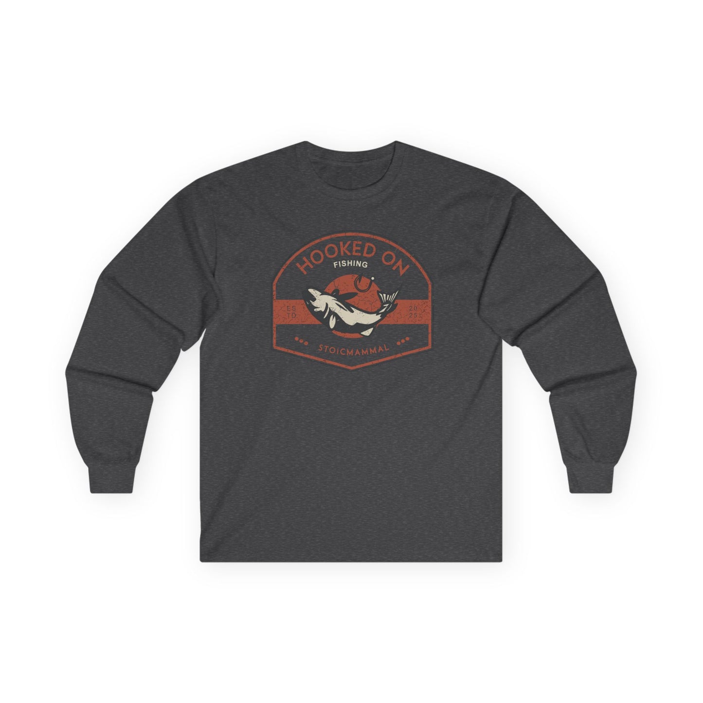 Hooked On Fishing Unisex Long Sleeve Tee