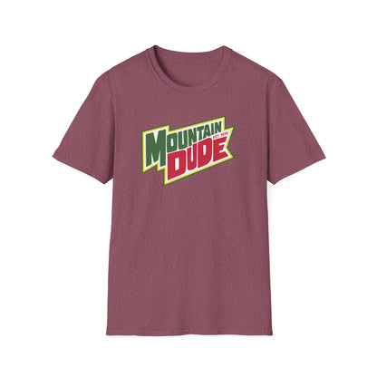 Mountain Dude Graphic T-Shirt, Unisex Tee for Outdoor Lovers, Casual Wear, Gift for Adventurers, Birthday Present, Summer Fashion