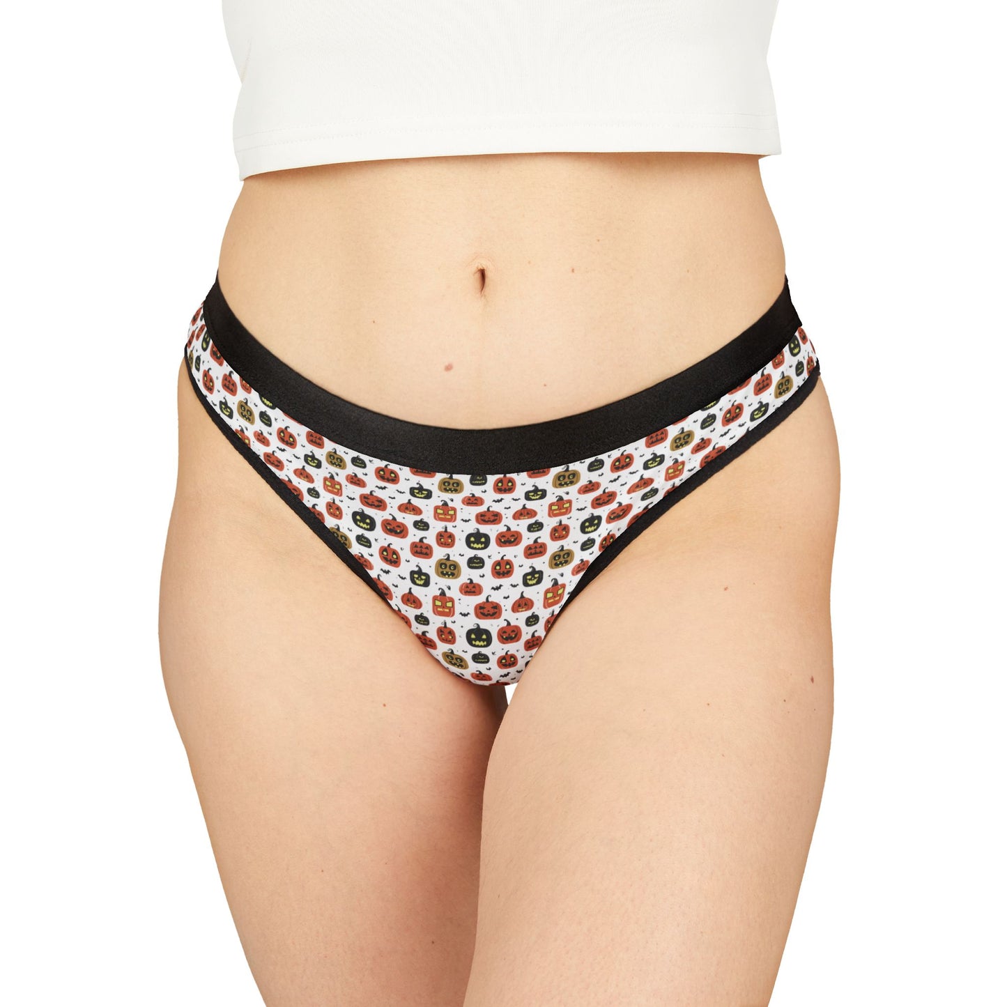 Jack O' Lantern Halloween Women's Thongs