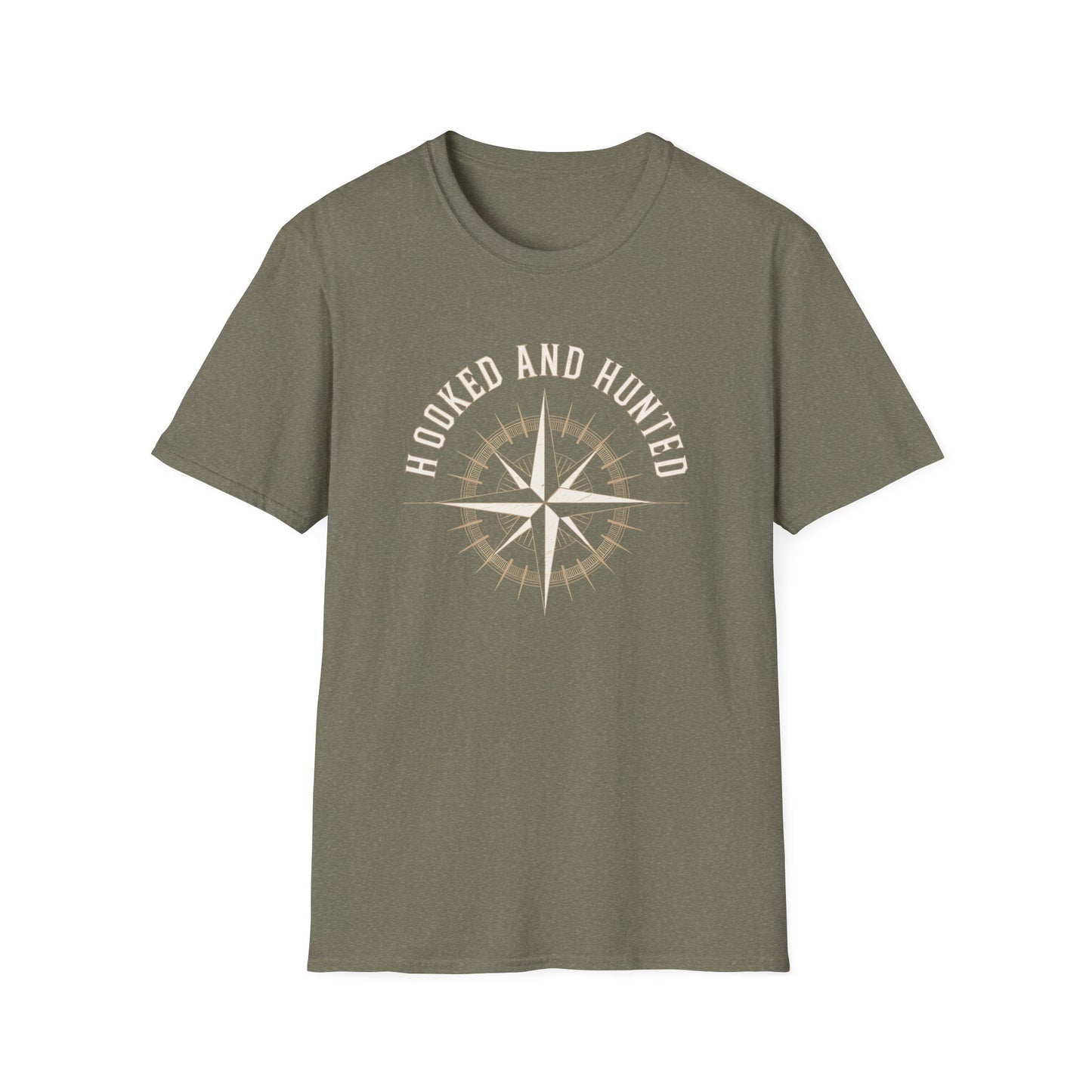 Compass Rose Hooked and Hunted T Shirt
