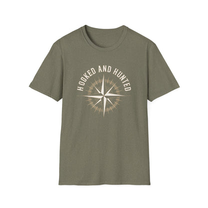 Compass Rose Hooked and Hunted T Shirt