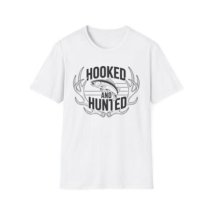 Hooked and Hunted Shield T Shirt