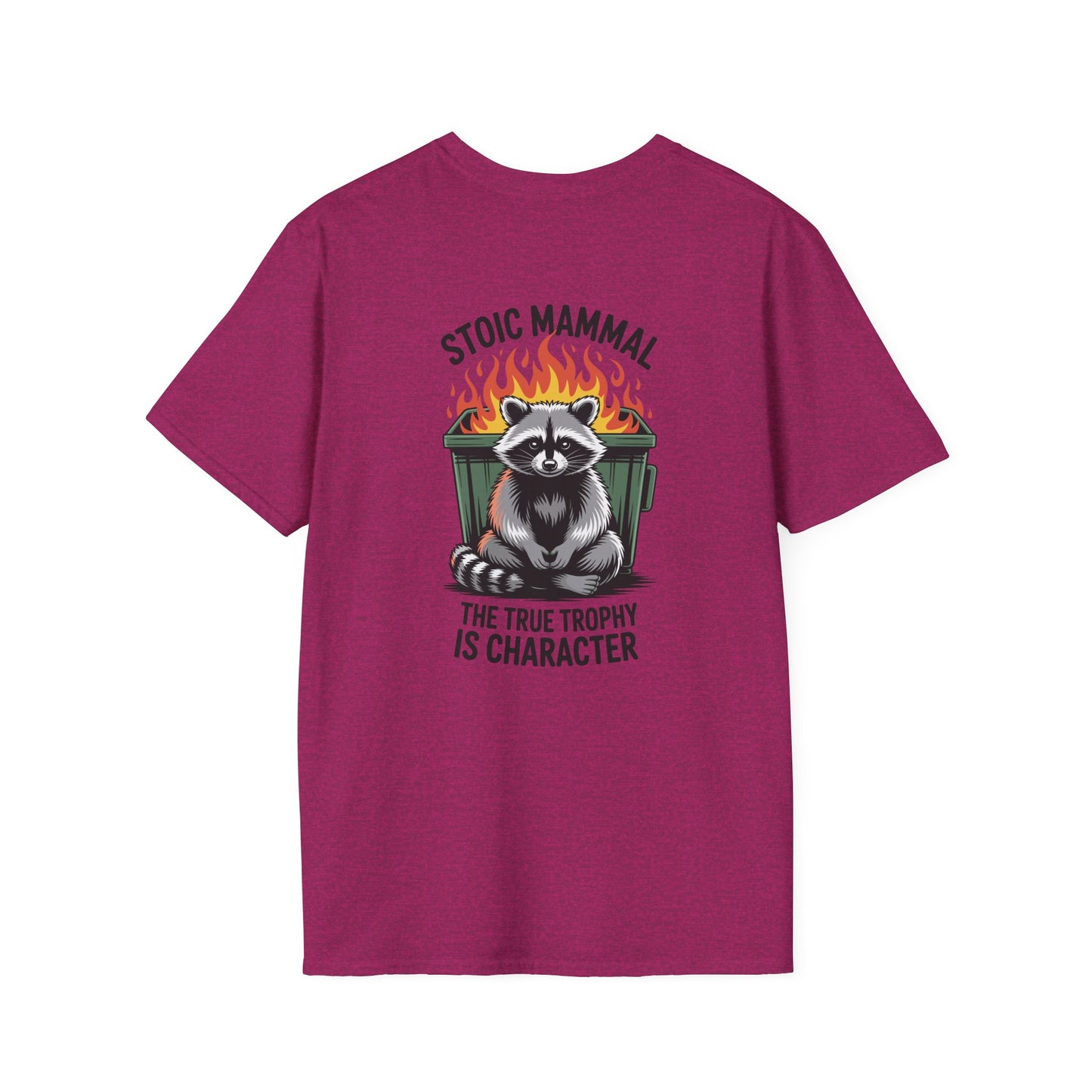 Stoic Mammal “Dumpster Fire” Raccoon T-Shirt