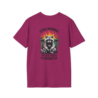 Stoic Mammal “Dumpster Fire” Raccoon T-Shirt