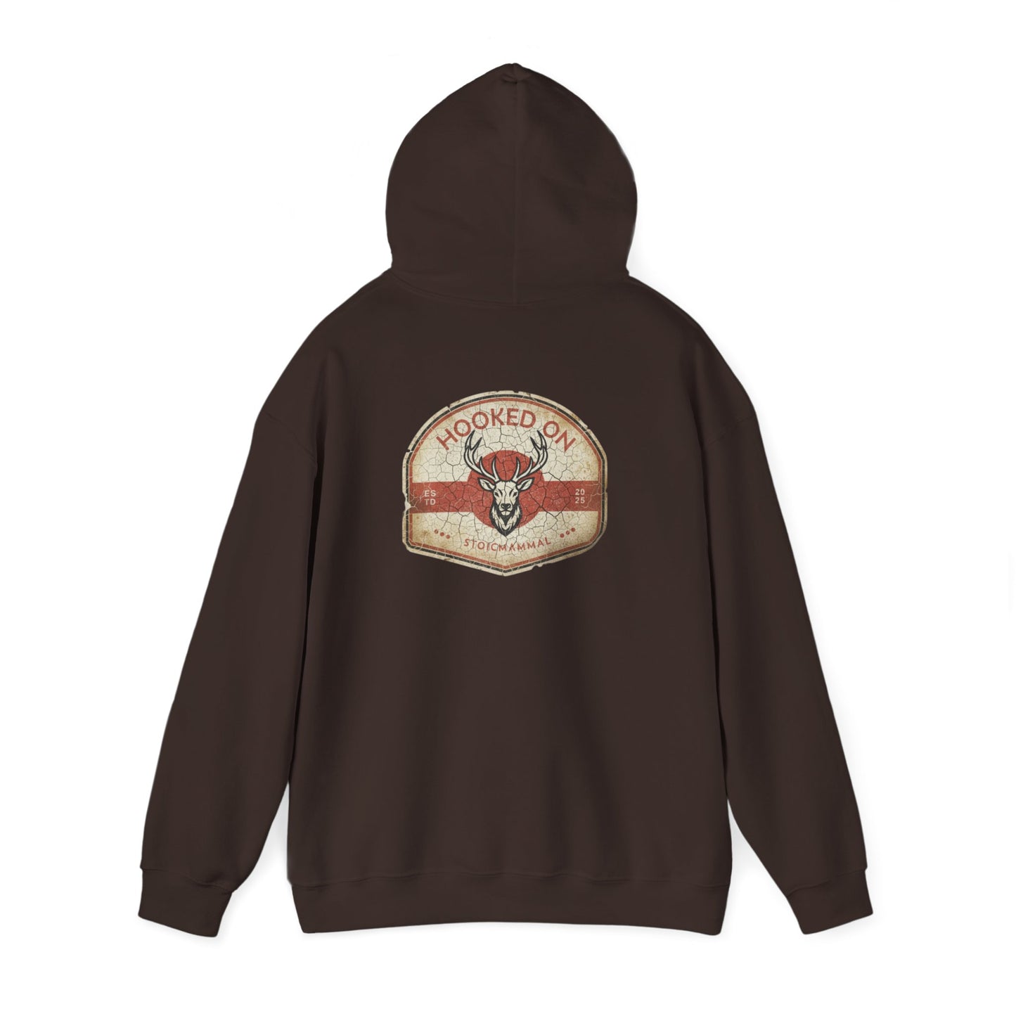 Hooked On Elk Hunting Weathered AF Hoodie