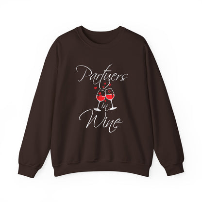 Partners In Wine Unisex Heavy Blend™ Crewneck Sweatshirt