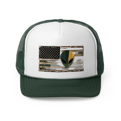 American Flag Alien Trucker Caps