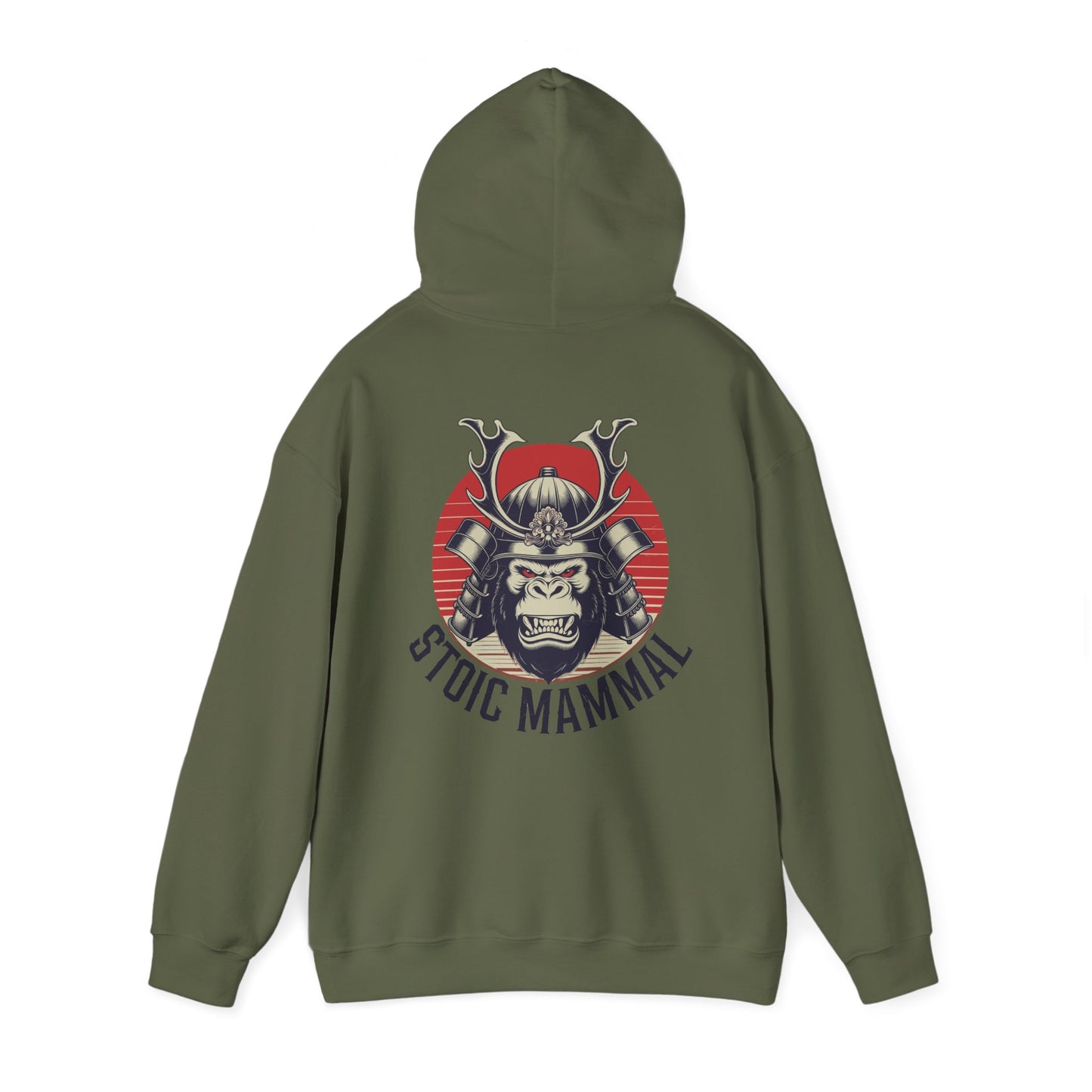 Samurai Primate Stoic Mammal Unisex Heavy Blend™ Hooded Sweatshirt