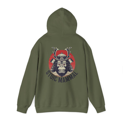 Samurai Primate Stoic Mammal Unisex Heavy Blend™ Hooded Sweatshirt