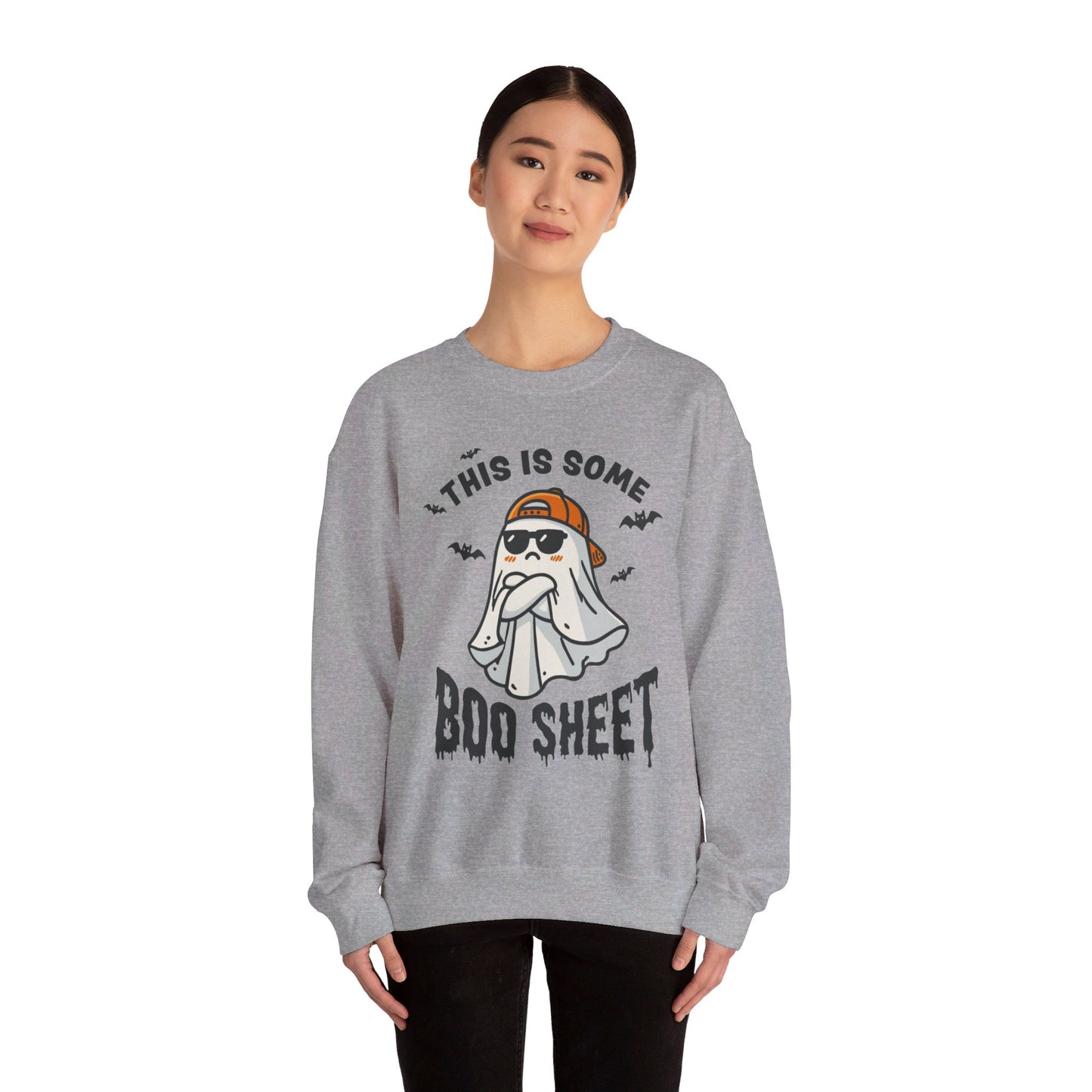 Halloween This Some Boo Sheet Unisex Heavy Blend™ Crewneck Sweatshirt