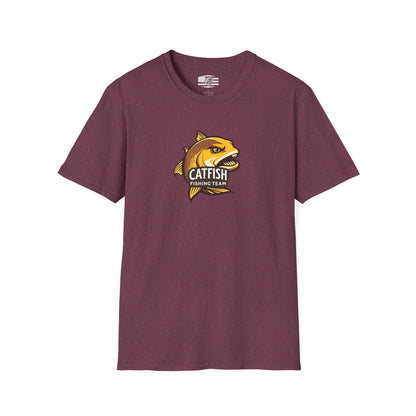Catfish Fishing Team Logo Tee