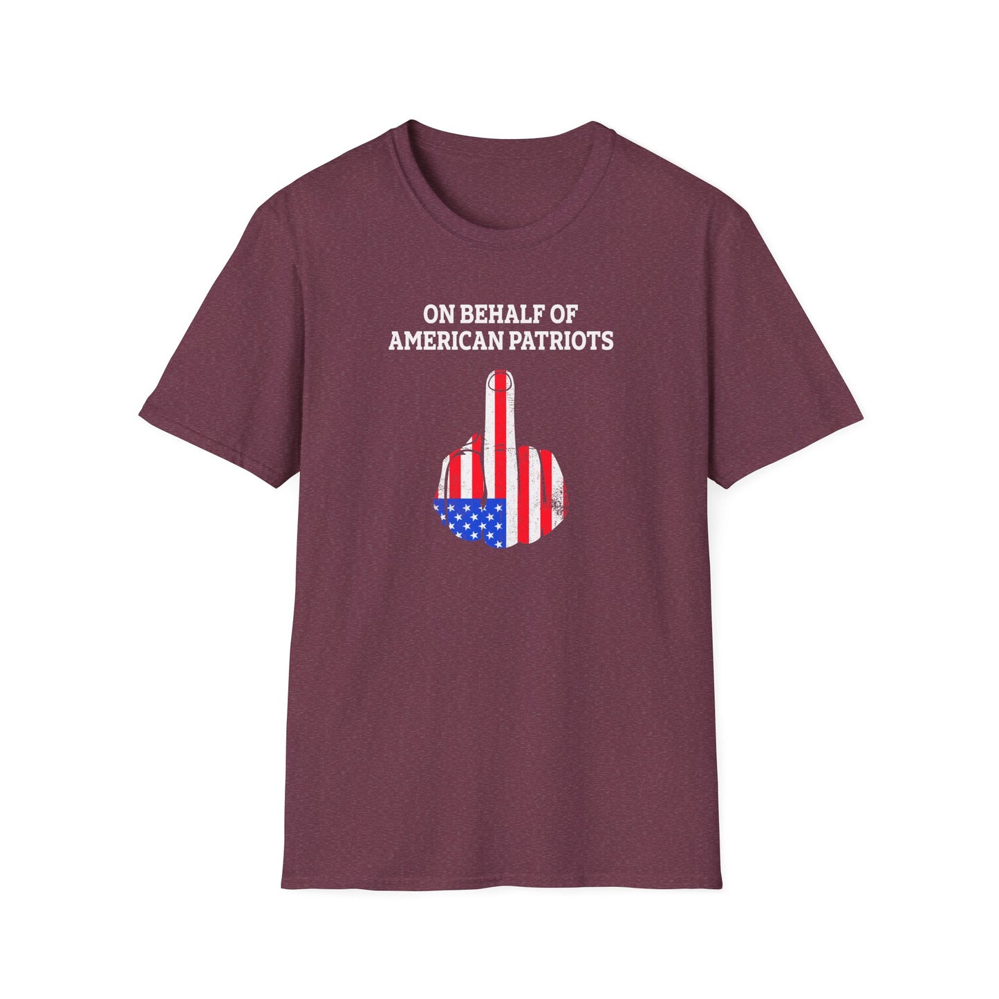 American Patriotic Middle Finger Flag T-Shirt