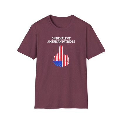 American Patriotic Middle Finger Flag T-Shirt