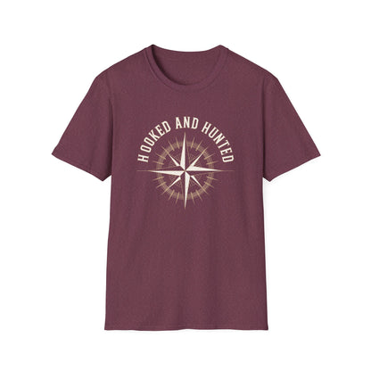 Compass Rose Hooked and Hunted T Shirt
