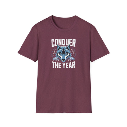 Stoic Wolf "Conquer the Year" Unisex Ultra Tee