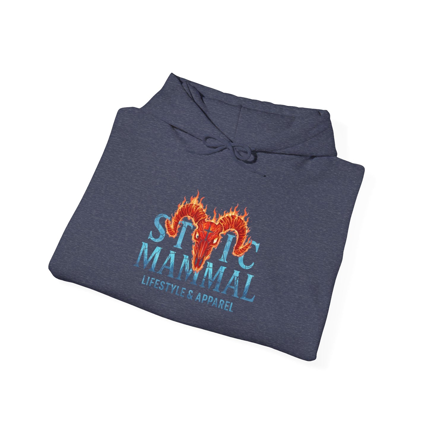 Fire and Ice Stoic Mammal Kanji Style Hoodie