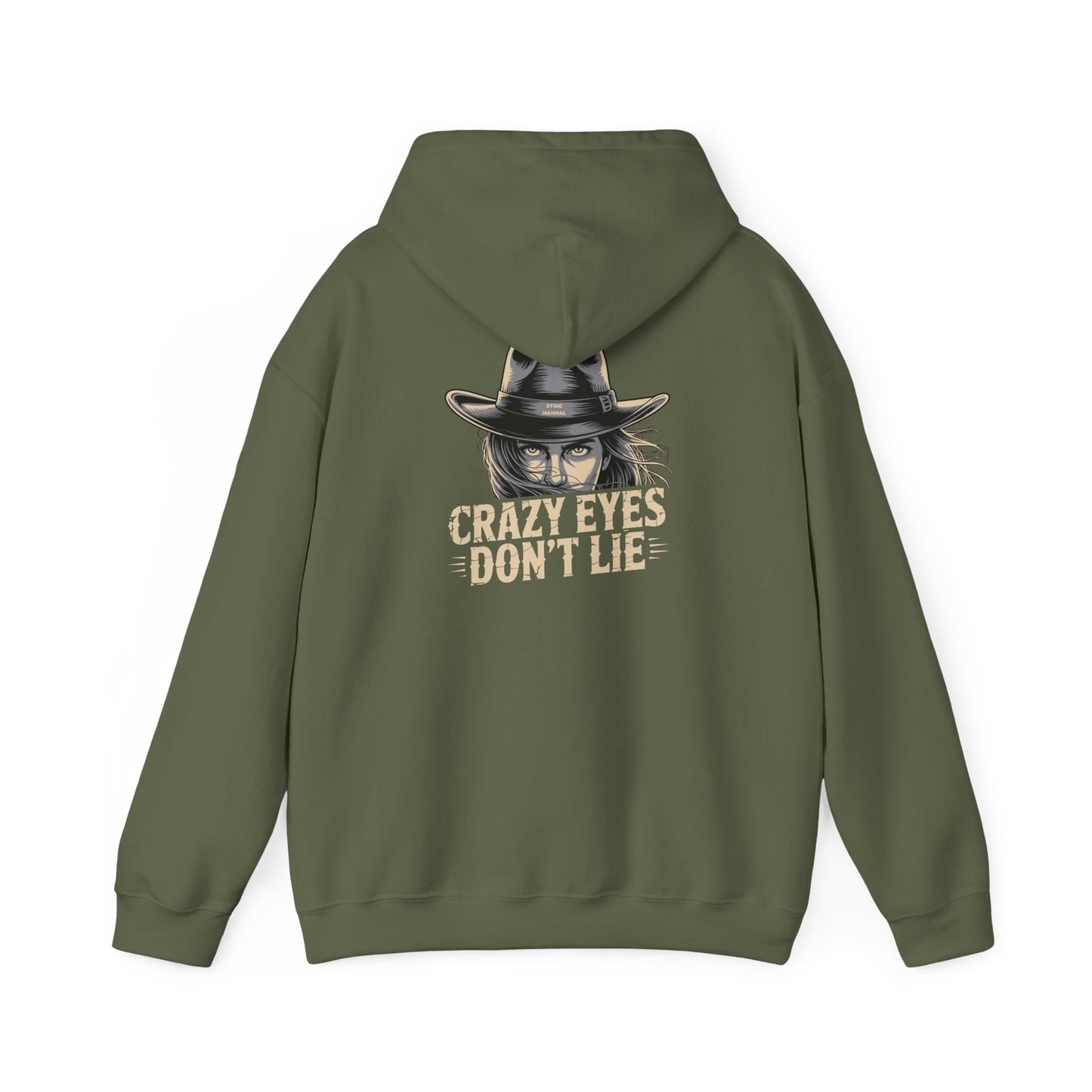 Crazy Eyes Don't Lie Western Cowgirl Graphic Hoodie