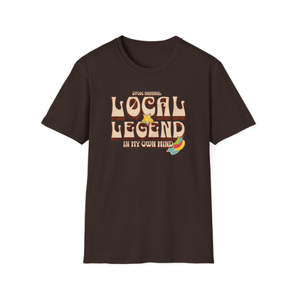 Retro Rock Hippie Style Local Legend Softstyle T-Shirt