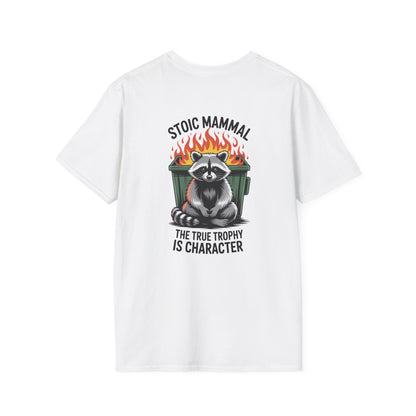 Stoic Mammal “Dumpster Fire” Raccoon T-Shirt