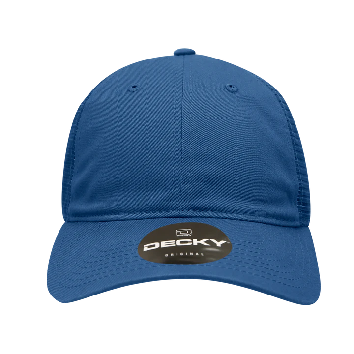 Custom Leatherette Patch Snap Back Mesh Trucker Hat