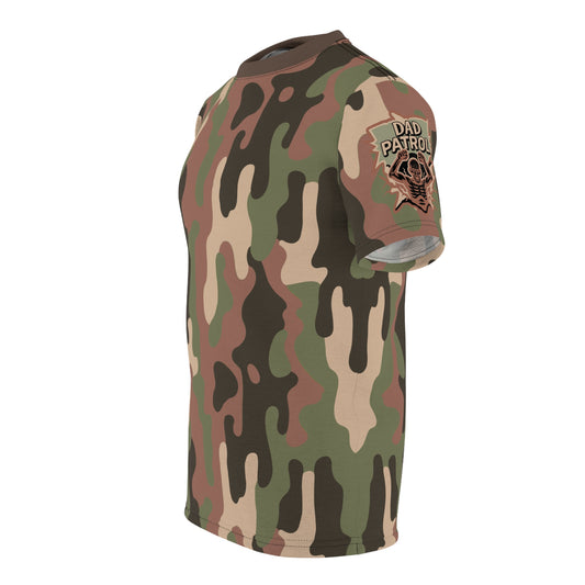 Dad Patrol Zombie Duck Camo Tee Bold Graphic Halloween Hardcore Dad