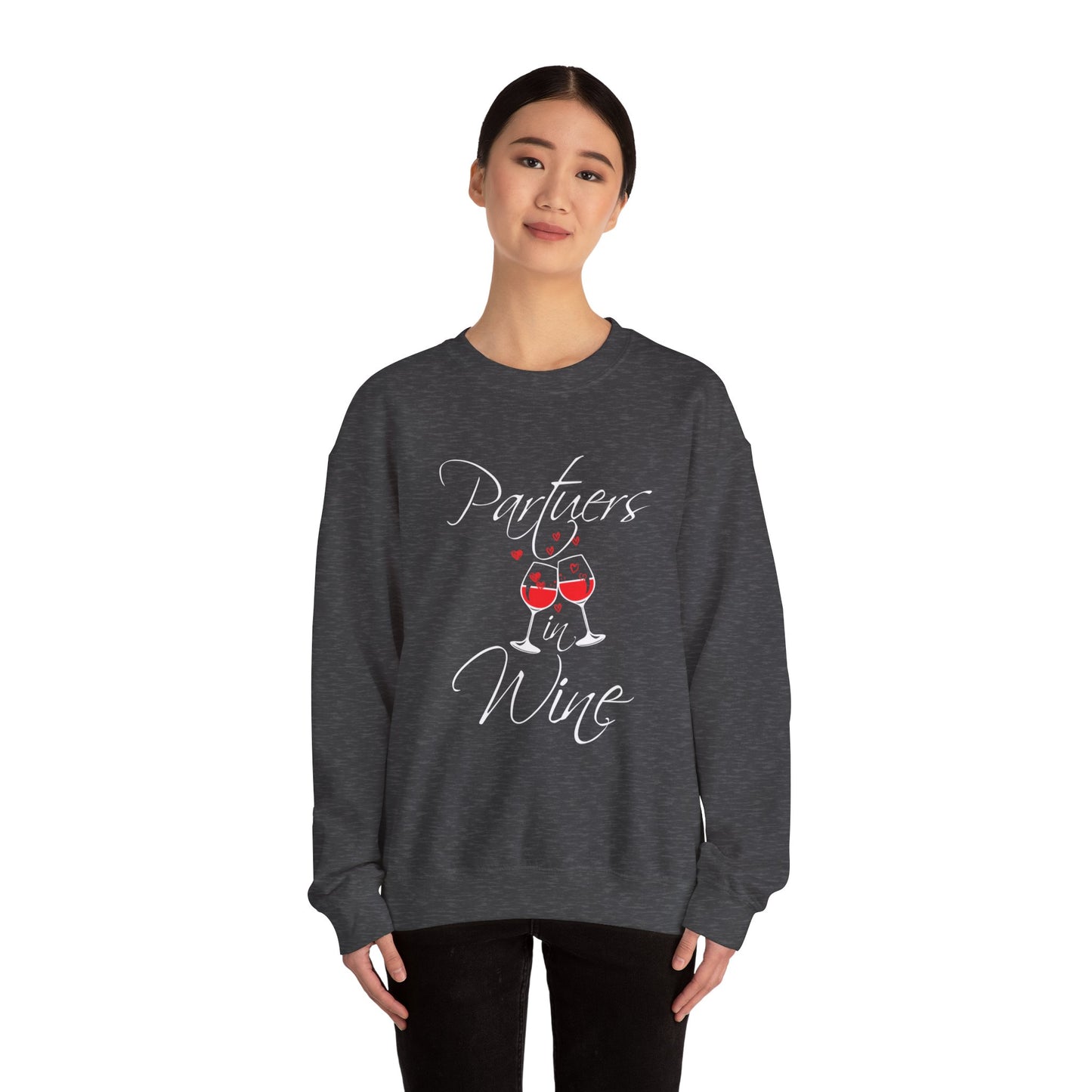 Partners In Wine Unisex Heavy Blend™ Crewneck Sweatshirt