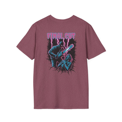 Final Cut Breaking Thru Slasher Halloween Graphic Halloween T-Shirt