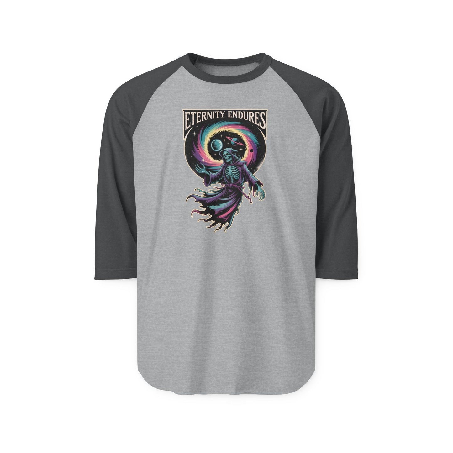 Eternity Endures  Raglan Shirt Halloween