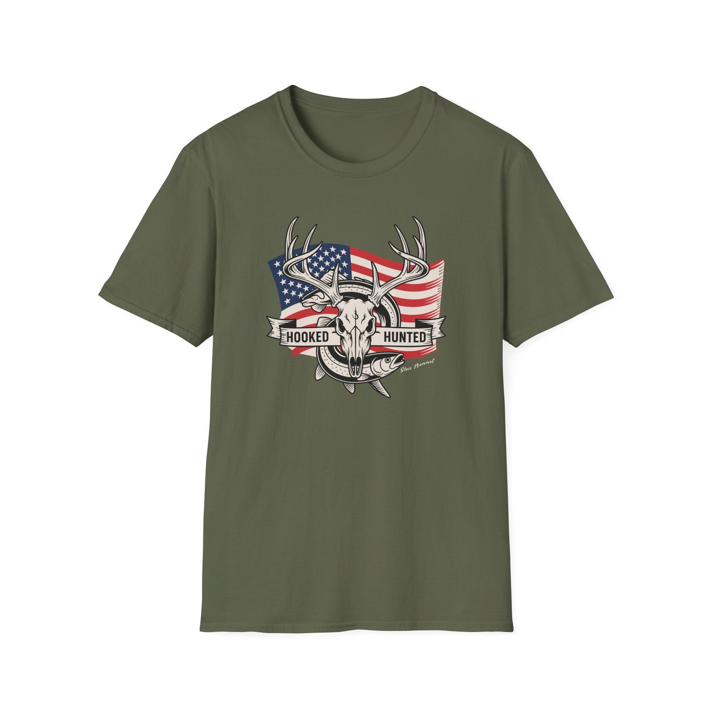 Wild & Free Hooked and Hunted T Shirt