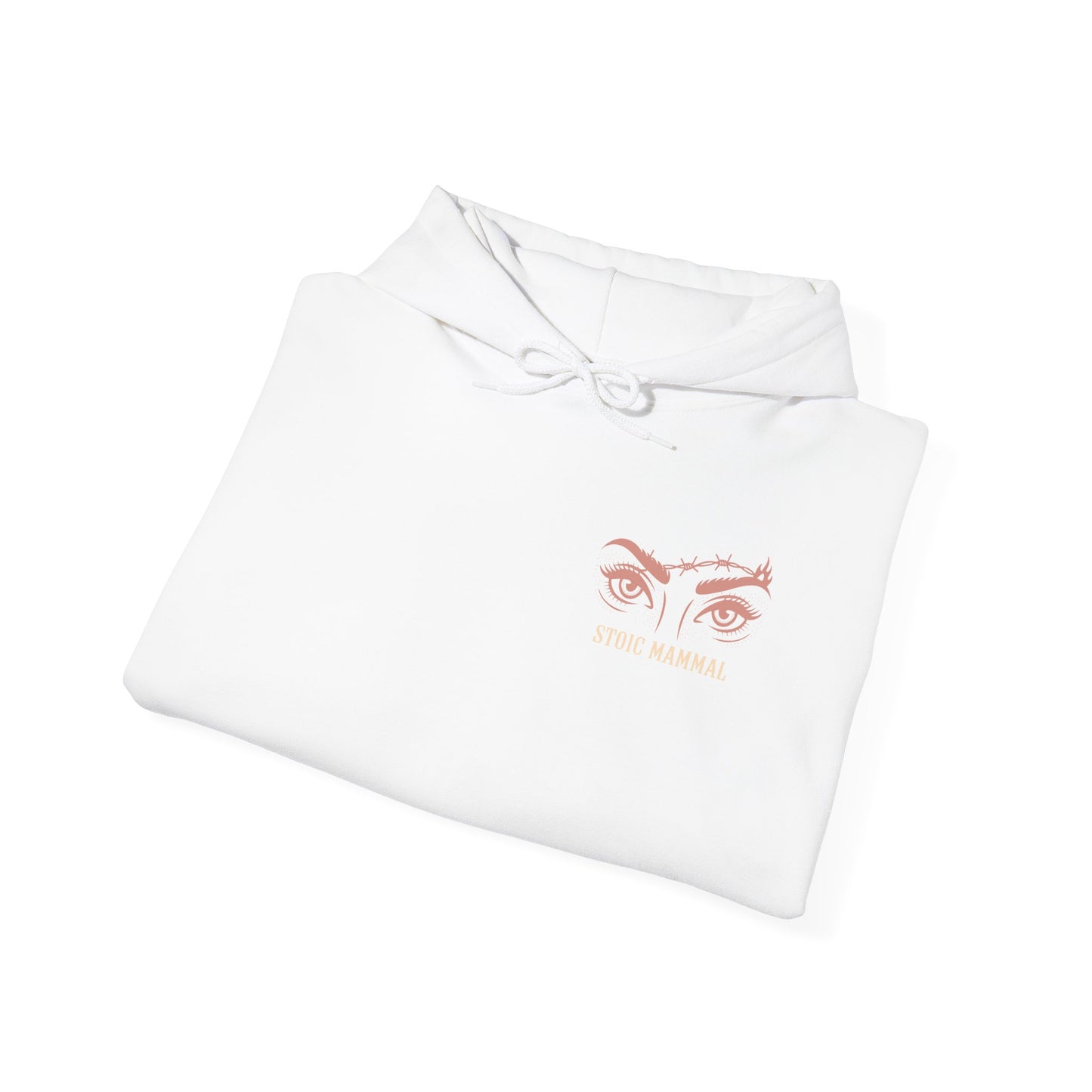 Crazy Eyes Can't Lie Hoodie Front and Back Stoic Mammal