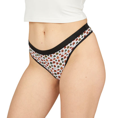 Jack O' Lantern Halloween Women's Thongs