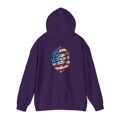 Stoic Mammal AF American Flag Unisex Hooded Sweatshirt