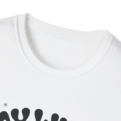 Miss Stabby Say When T-Shirt Funny Retro Cartoon Knife Girl Tee