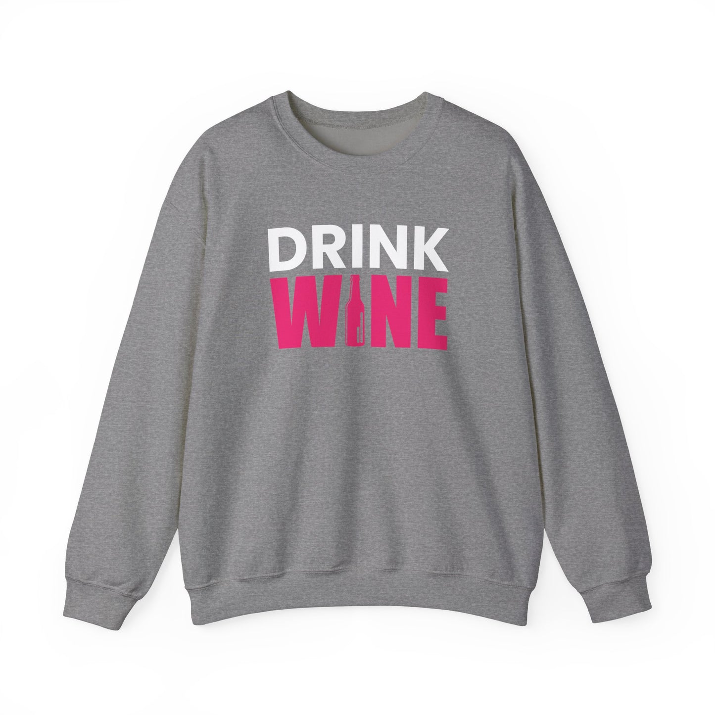 Drink Wine Unisex Heavy Blend™ Crewneck Sweatshirt