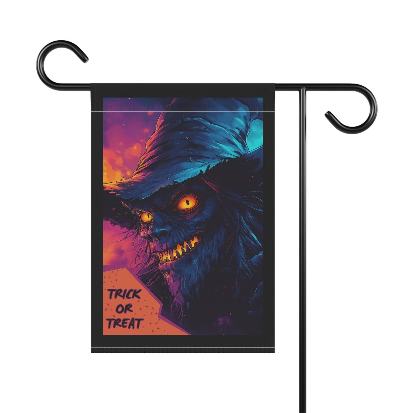 Wolf Witch Trick Or Treat Halloween Garden & House Banner