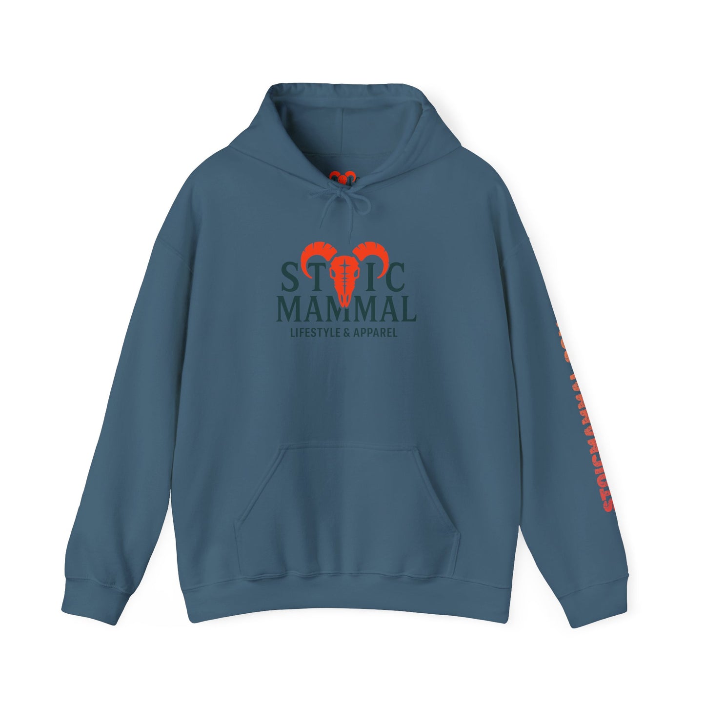 Gradient Sun Wolf Stoic Mammal Hoodie