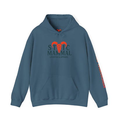 Gradient Sun Wolf Stoic Mammal Hoodie