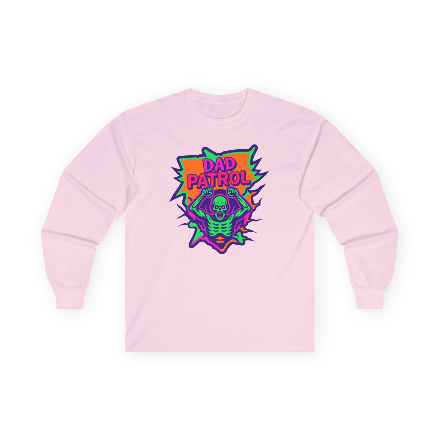 Halloween Dad Patrol Trick or Treat Zombie Graphic Tee
