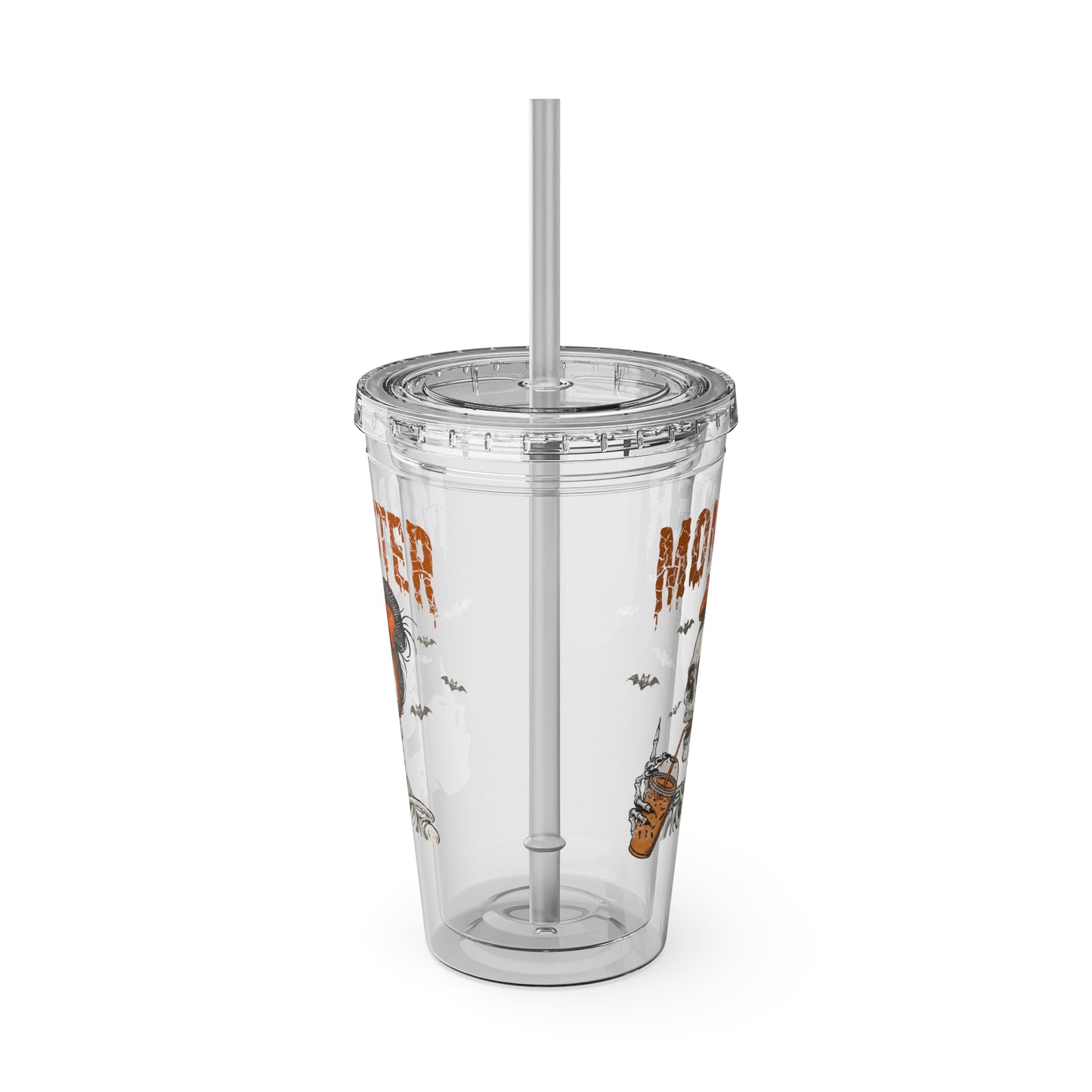 Halloween Momster Sunsplash Tumbler with Straw, 16oz