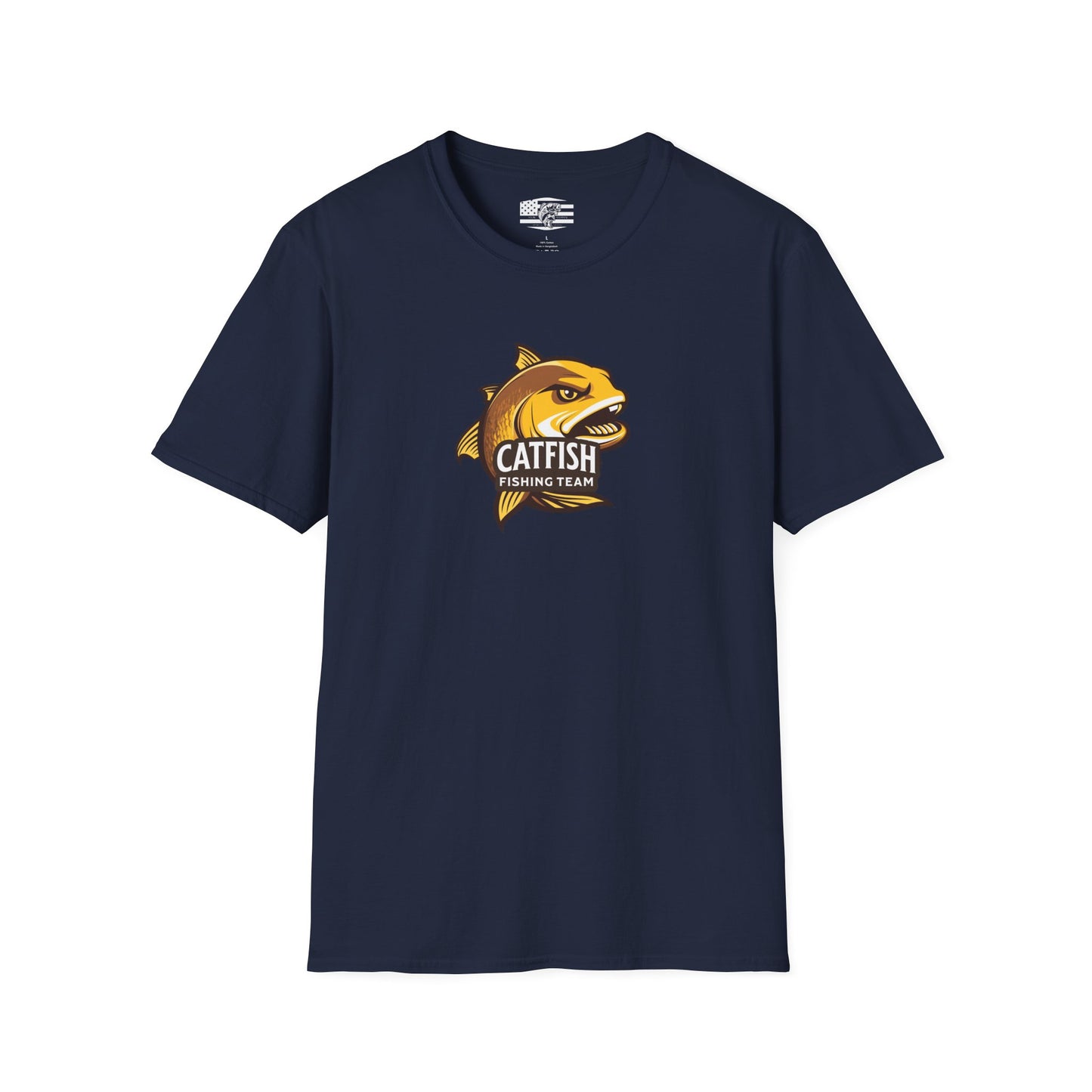Catfish Fishing Team Logo Tee