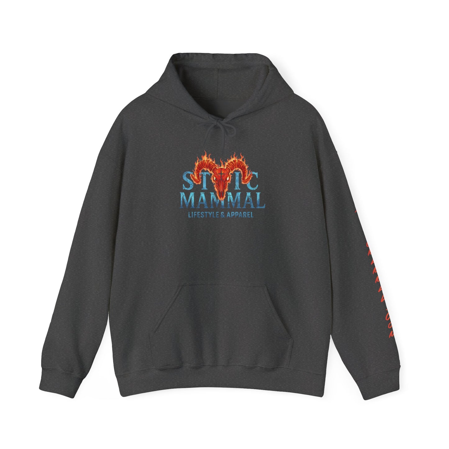 Fire and Ice Stoic Mammal Kanji Style Hoodie