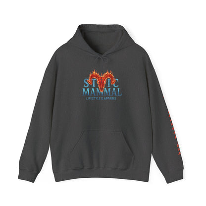 Fire and Ice Stoic Mammal Kanji Style Hoodie