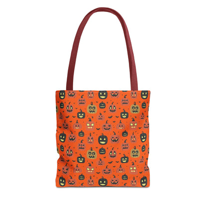 Halloween Jack O' Lantern Pumpkin Tote Bag