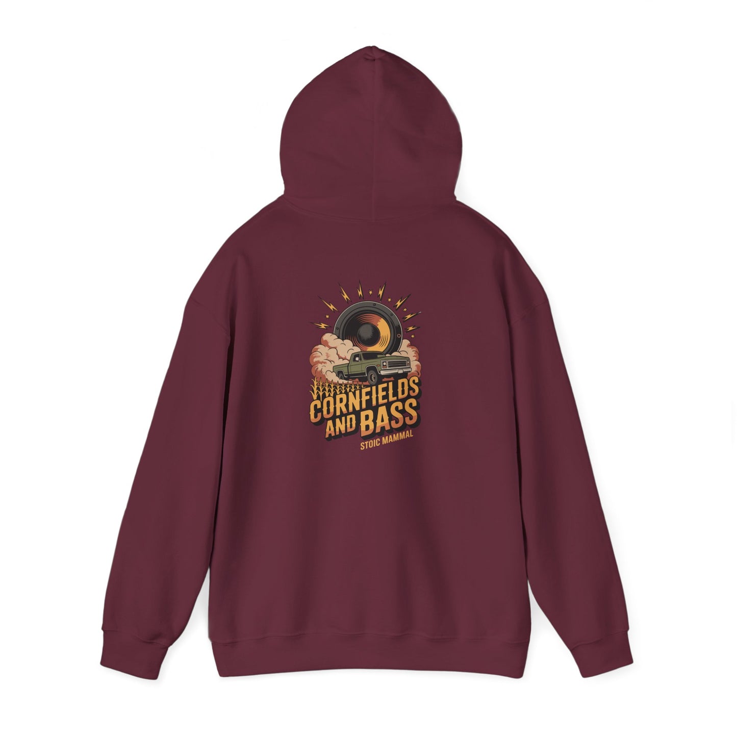 Cornfields and Bass Unisex Hoodie Stoic Mammal