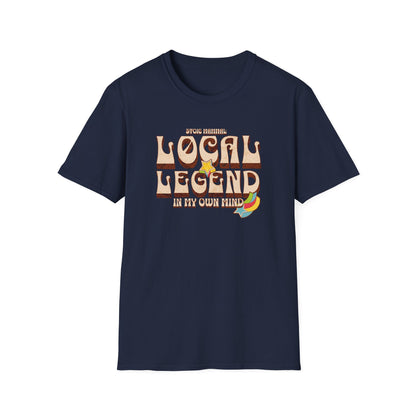 Retro Rock Hippie Style Local Legend Softstyle T-Shirt