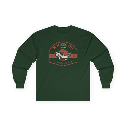 Hooked On Fishing Unisex Long Sleeve Tee