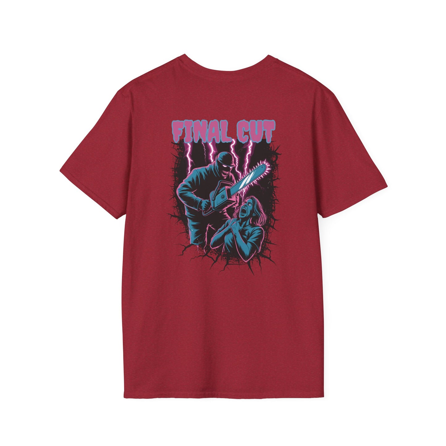 Final Cut Breaking Thru Slasher Halloween Graphic Halloween T-Shirt