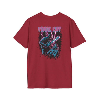 Final Cut Breaking Thru Slasher Halloween Graphic Halloween T-Shirt