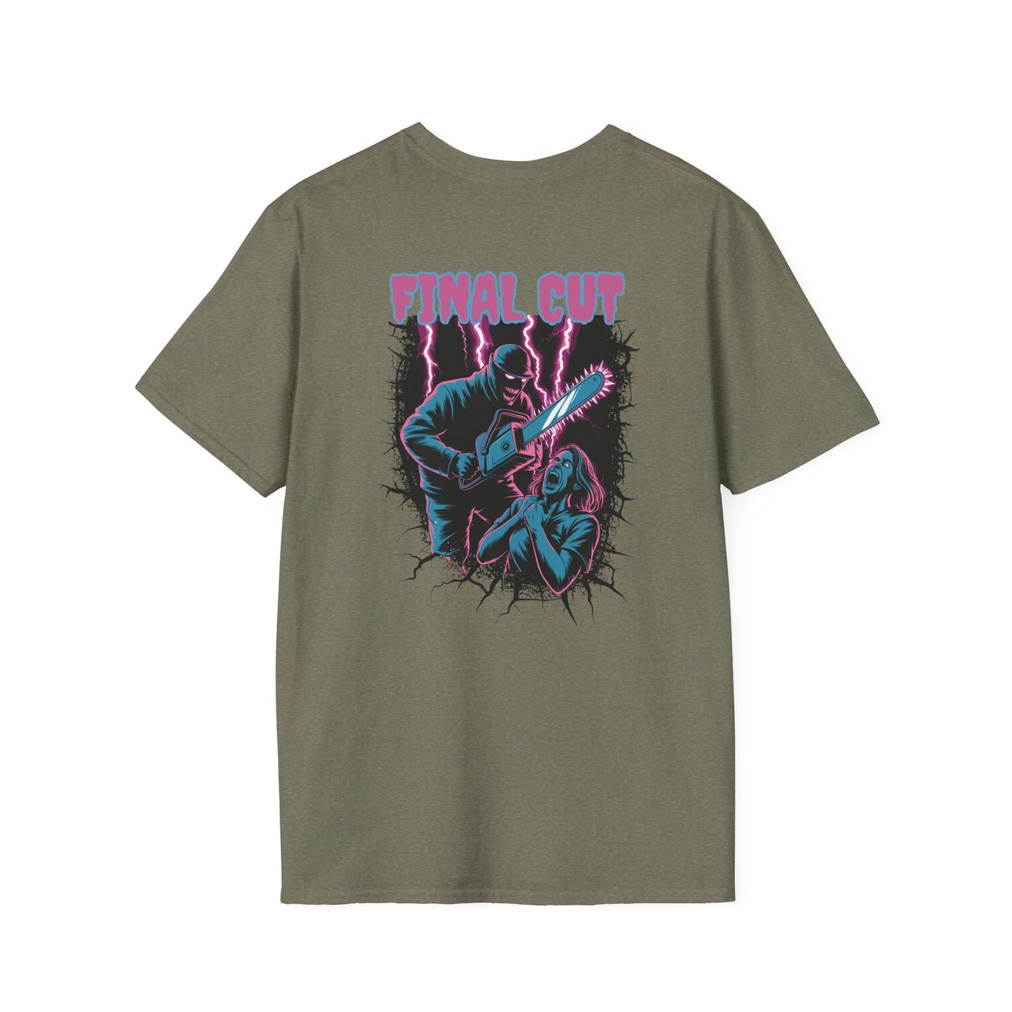 Final Cut Breaking Thru Slasher Halloween Graphic Halloween T-Shirt